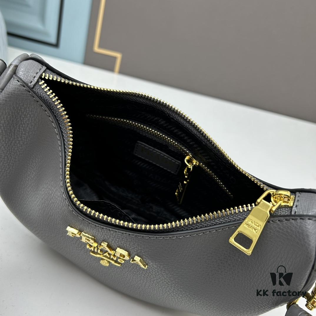6930bfbd6e68136f4d9aefad Prada Moon / Crescent Bag - Fashionable Black Horse