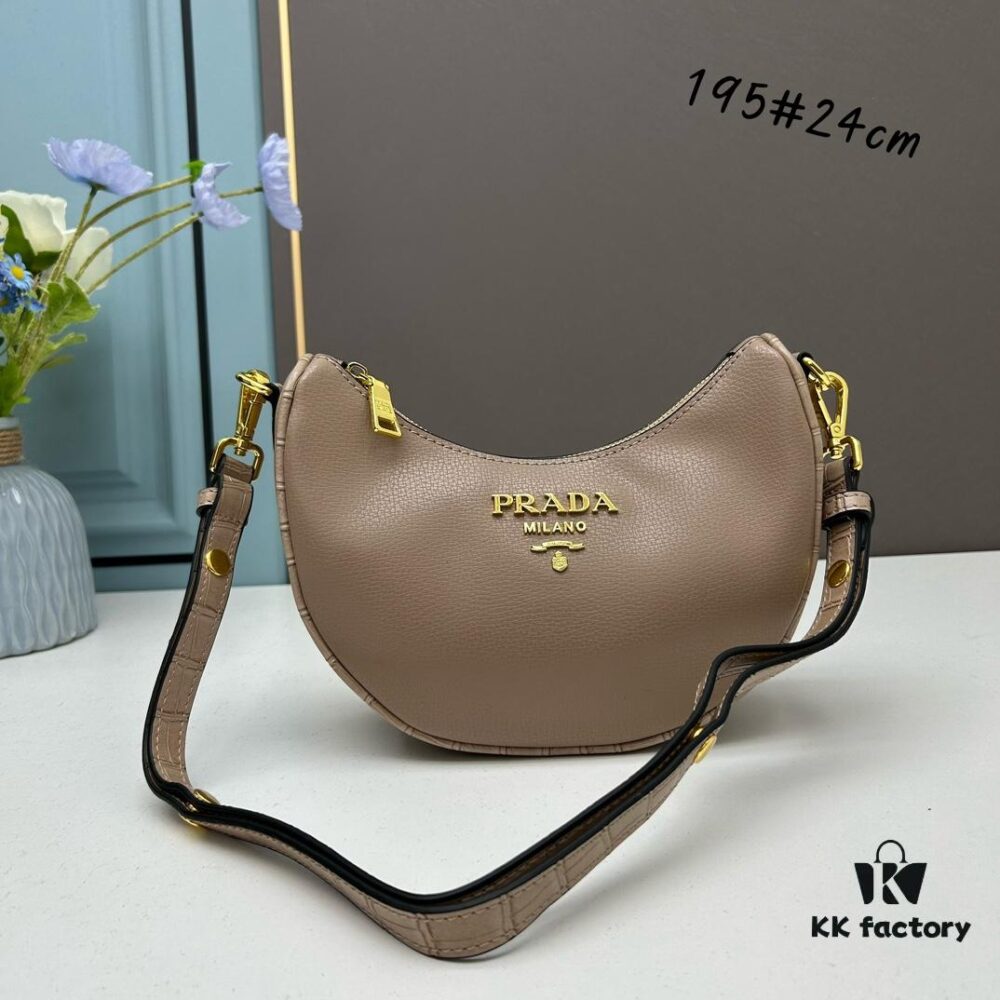 6930bfcc6e68136f4d9aefc5 Prada Moon / Crescent Bag - Fashionable Black Horse