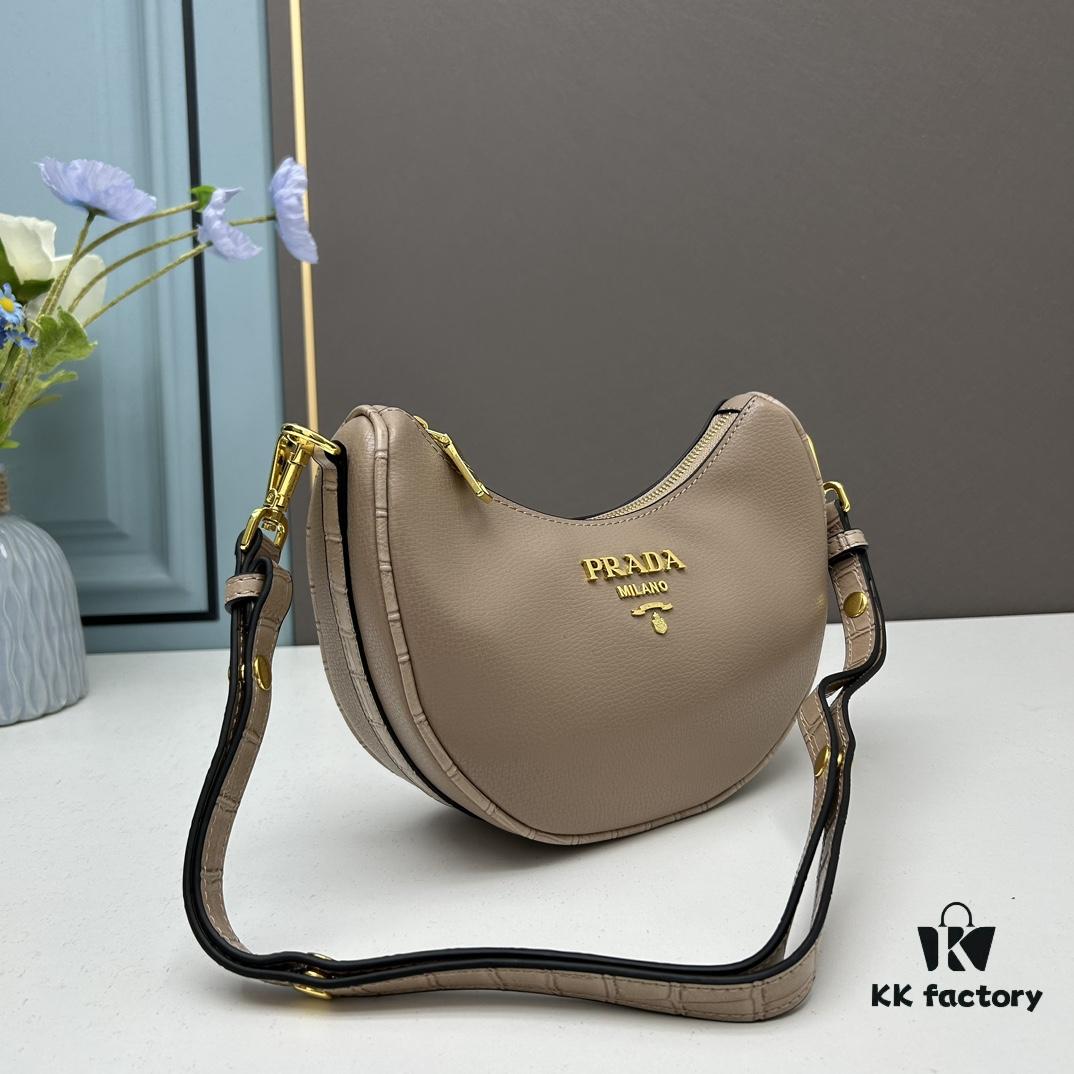 6930bfcc6e68136f4d9aefc6 Prada Moon / Crescent Bag - Fashionable Black Horse