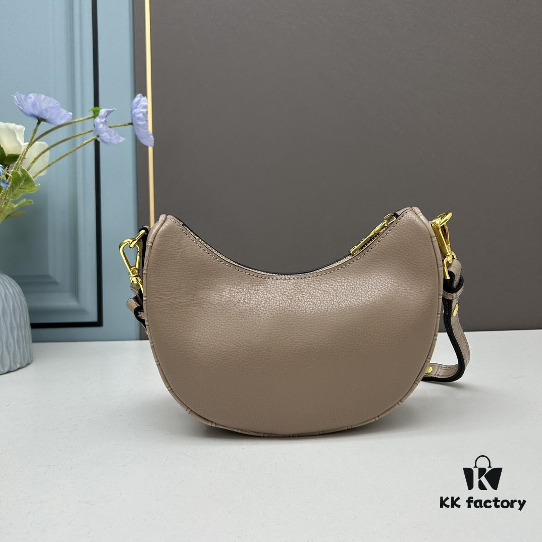 6930bfd36e68136f4d9aefd3 Prada Moon / Crescent Bag - Fashionable Black Horse