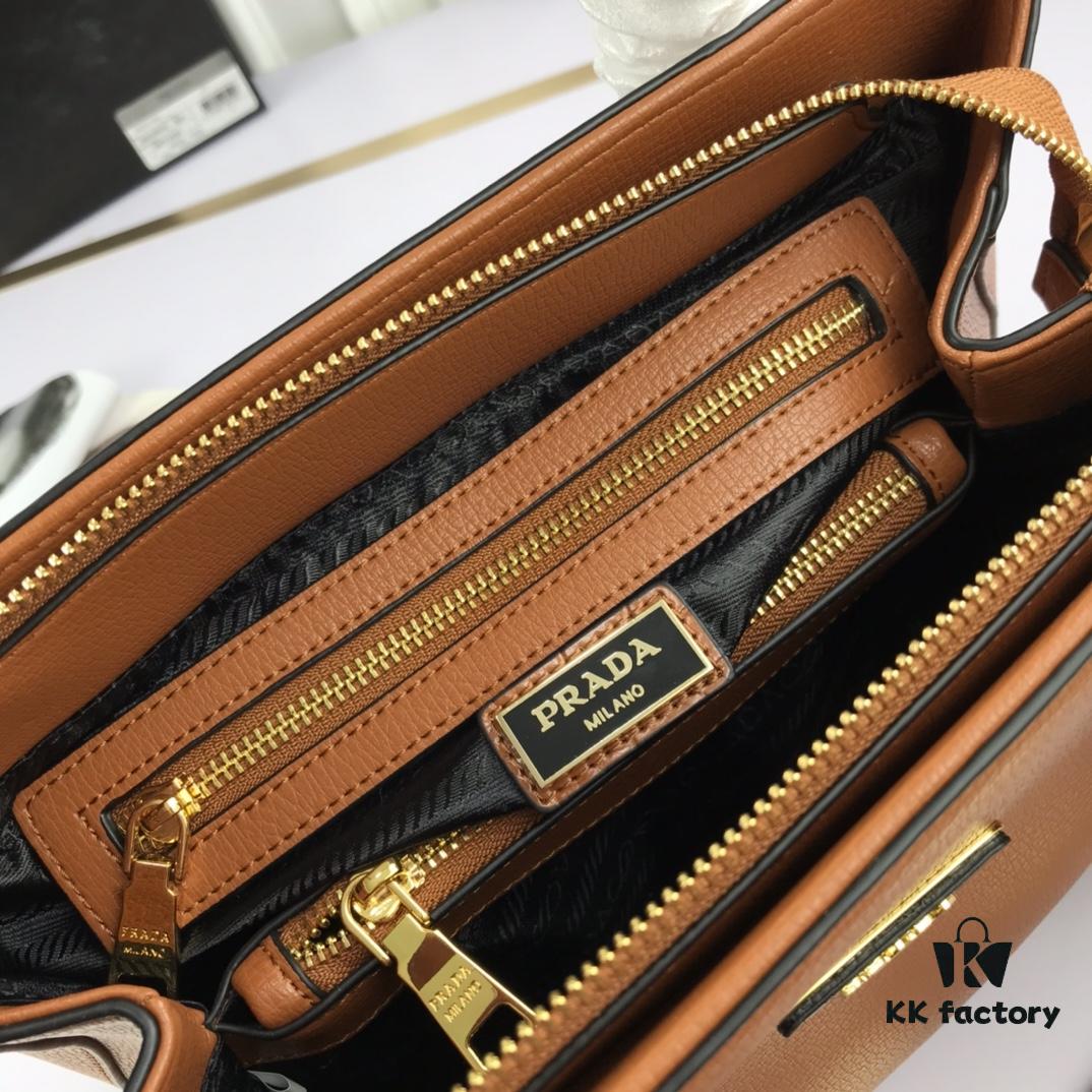 6930bfd86e68136f4d9aefdc 2020 New Arrival PRADA Style Handbag - Model 66153, 30*24*14cm, Premium Calfskin with Glossy Crocodile Texture
