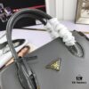 6930bfdb6e68136f4d9aefe2 2020 New Arrival Prada-Style Handbag, Model 66153, Premium Calfskin with Glossy Crocodile Texture, Spacious Design with Interior Compartment