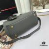 6930bfdc6e68136f4d9aefe4 2020 New Arrival Prada-Style Handbag, Model 66153, Premium Calfskin with Glossy Crocodile Texture, Spacious Design with Interior Compartment