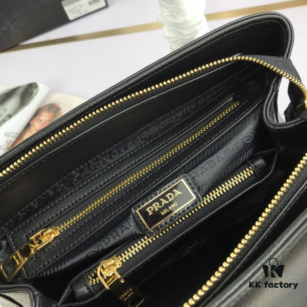 6930bfe56e68136f4d9aeff6 New Arrival 2020 PRADA Hot Global Launch - Model 66153, 30*24*14cm, Premium Calfskin with Glossy Crocodile Texture