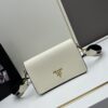 PRADA - Bestselling Flap Bag with Lettered Wide Fabric Strap