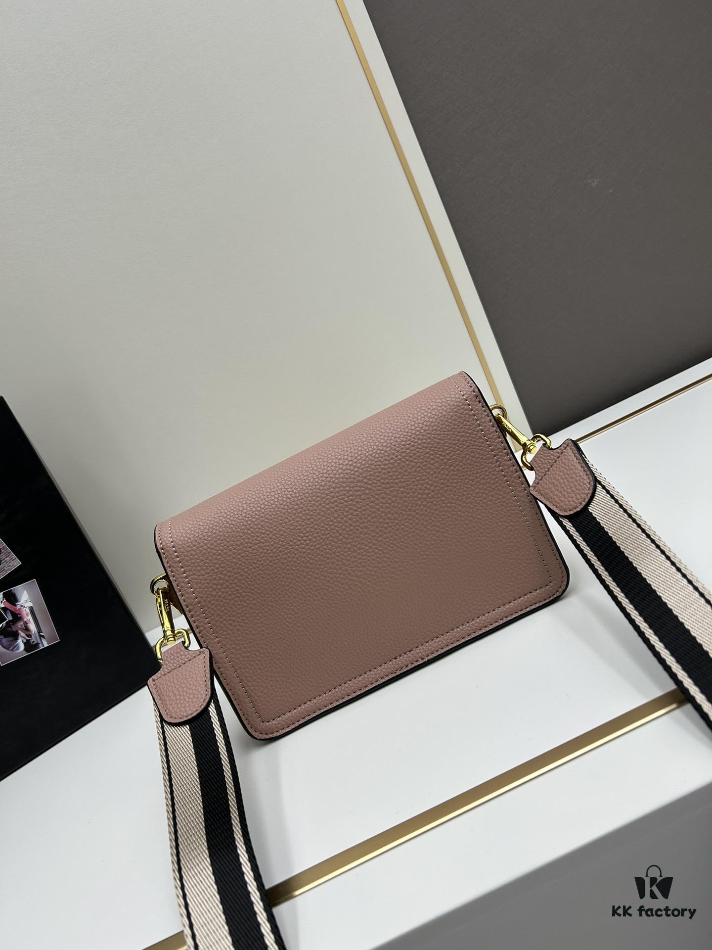 6930c0716e68136f4d9af0ee PRADA - Bestselling Flap Top Bag with Letter-Woven Wide Fabric Strap