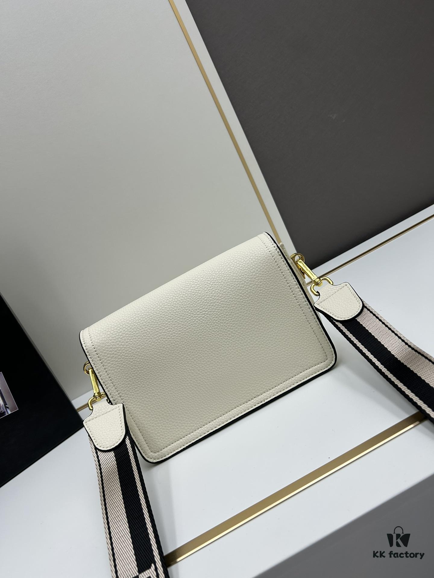 6930c0796e68136f4d9af0fc PRADA - Bestselling Flap Top Bag with Letter-Woven Wide Fabric Strap