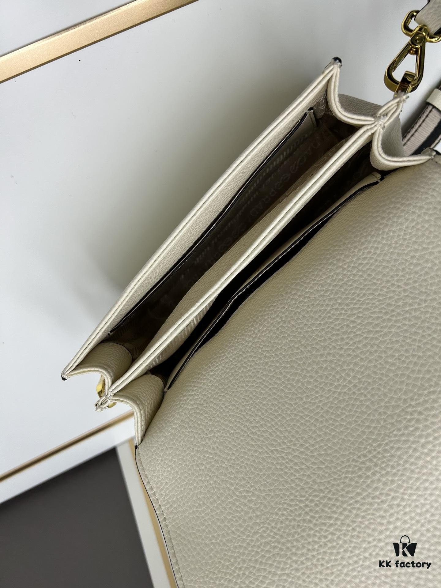 6930c07b6e68136f4d9af100 PRADA - Bestselling Flap Top Bag with Letter-Woven Wide Fabric Strap