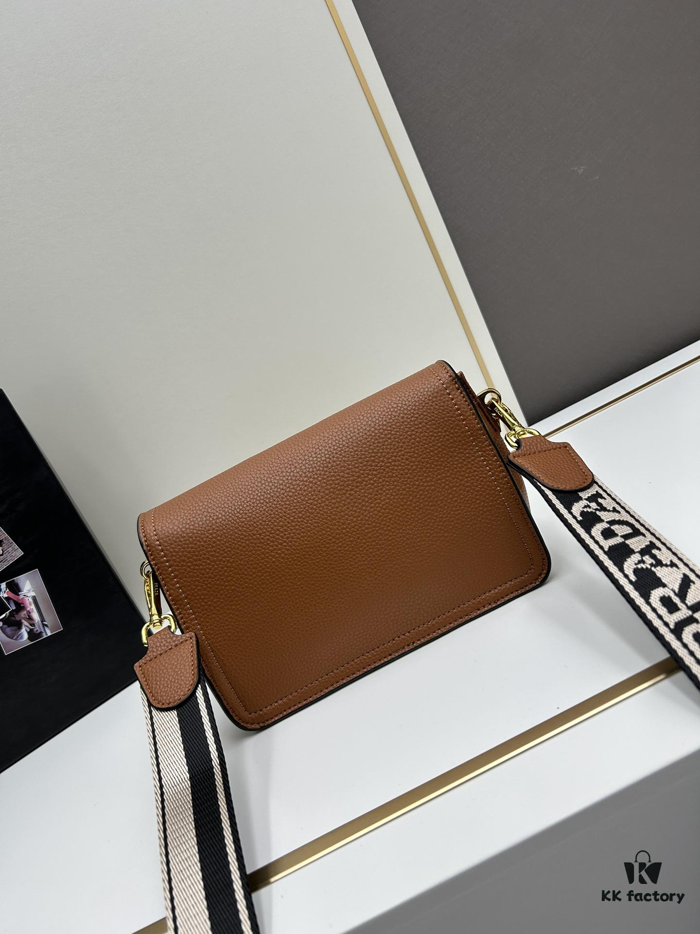 6930c07e6e68136f4d9af104 PRADA - Bestselling Flap Bag with Letter-Print Wide Fabric Strap