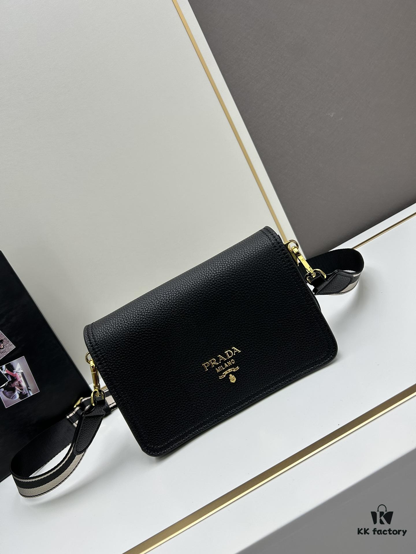 6930c0826e68136f4d9af109 PRADA - Bestselling Flap Bag with Letter-Woven Wide Fabric Strap