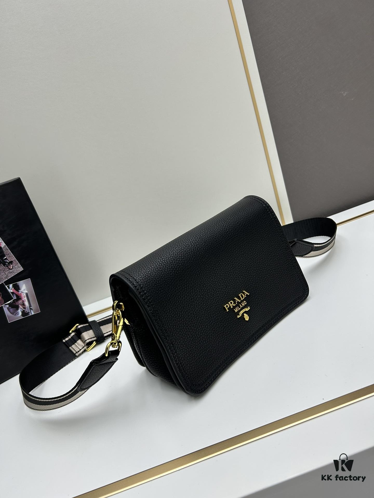 6930c0826e68136f4d9af10a PRADA - Bestselling Flap Bag with Letter-Woven Wide Fabric Strap