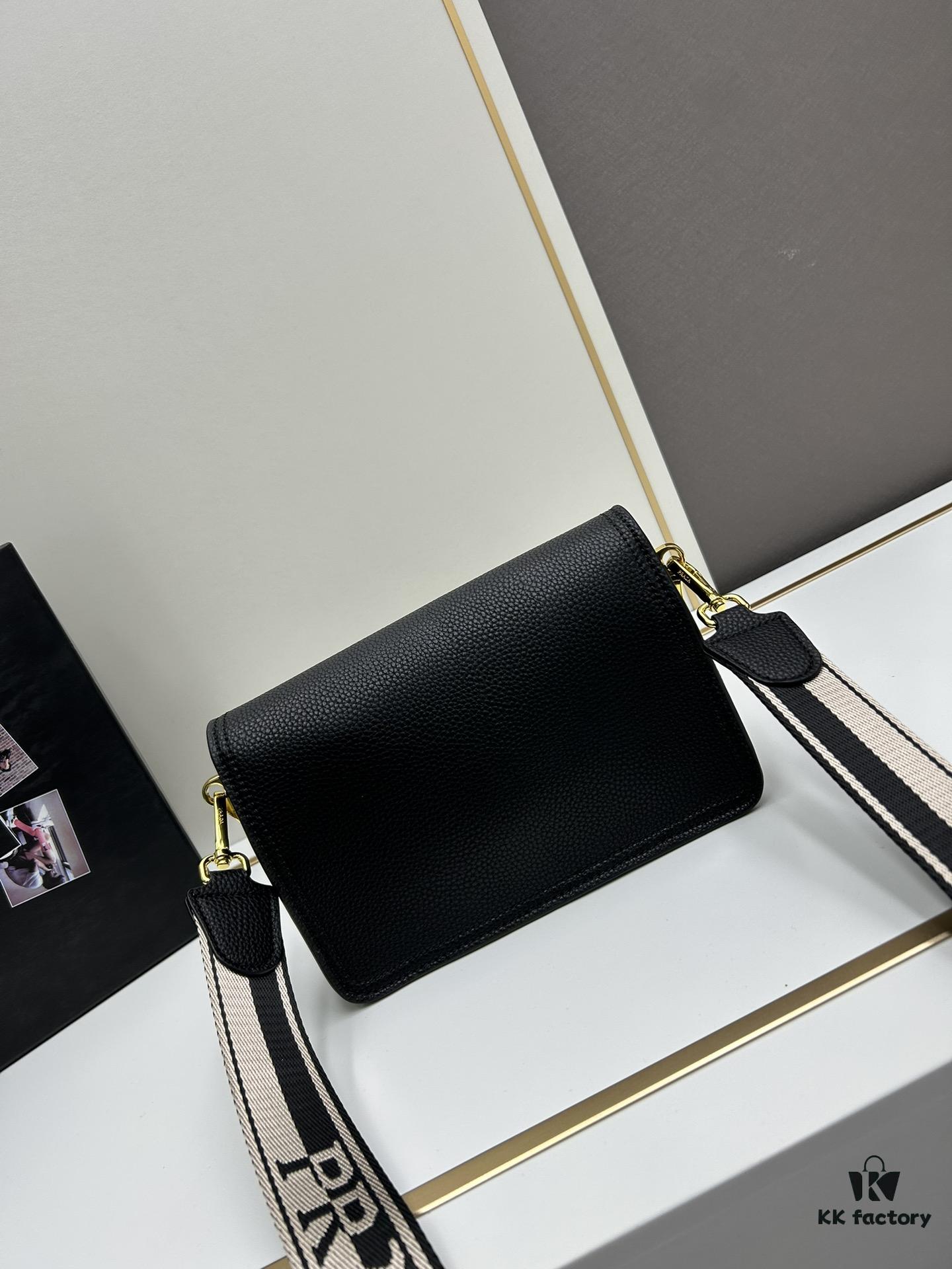 6930c0826e68136f4d9af10c PRADA - Bestselling Flap Bag with Letter-Woven Wide Fabric Strap
