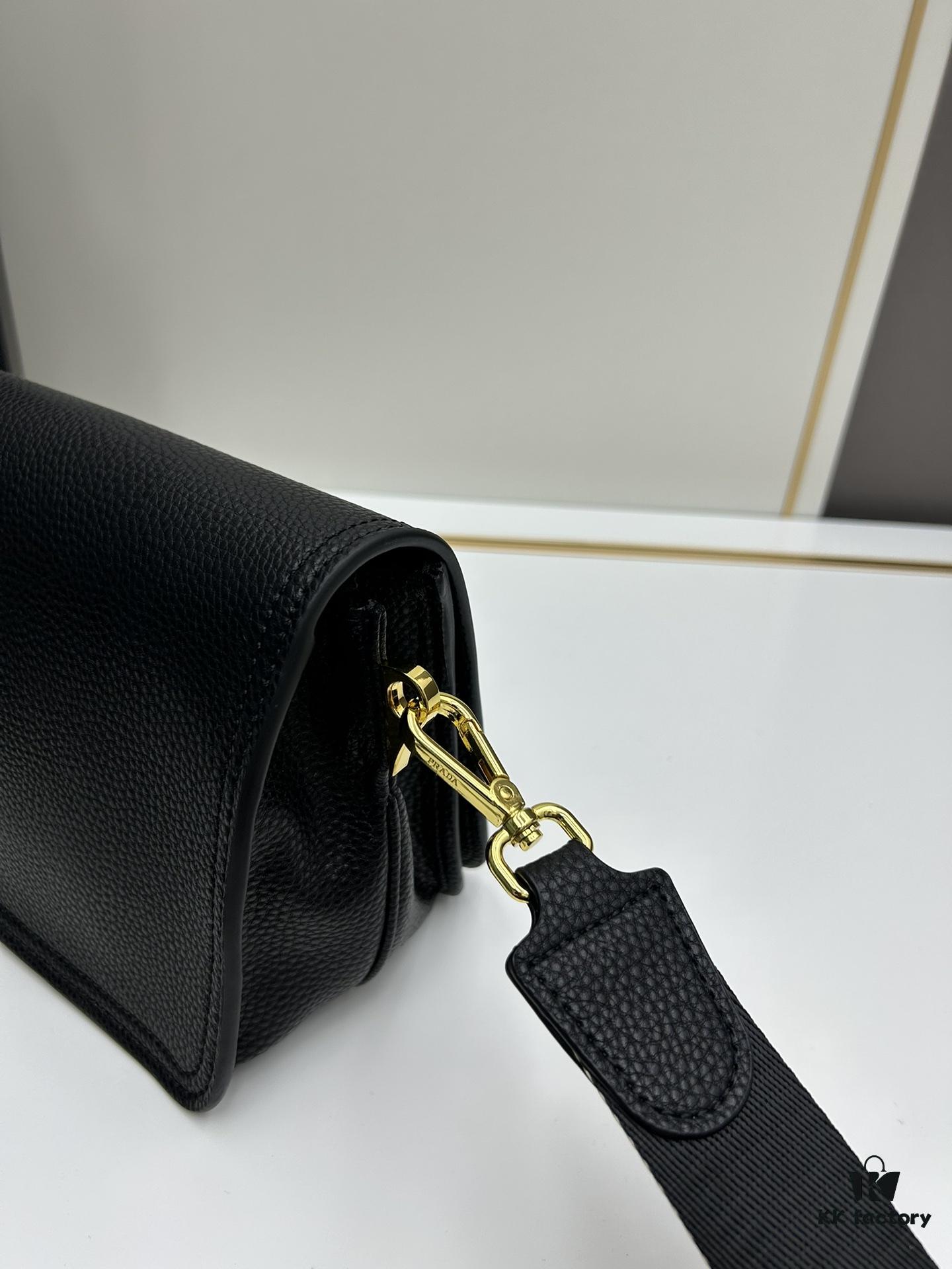 6930c0836e68136f4d9af10f PRADA - Bestselling Flap Bag with Letter-Woven Wide Fabric Strap