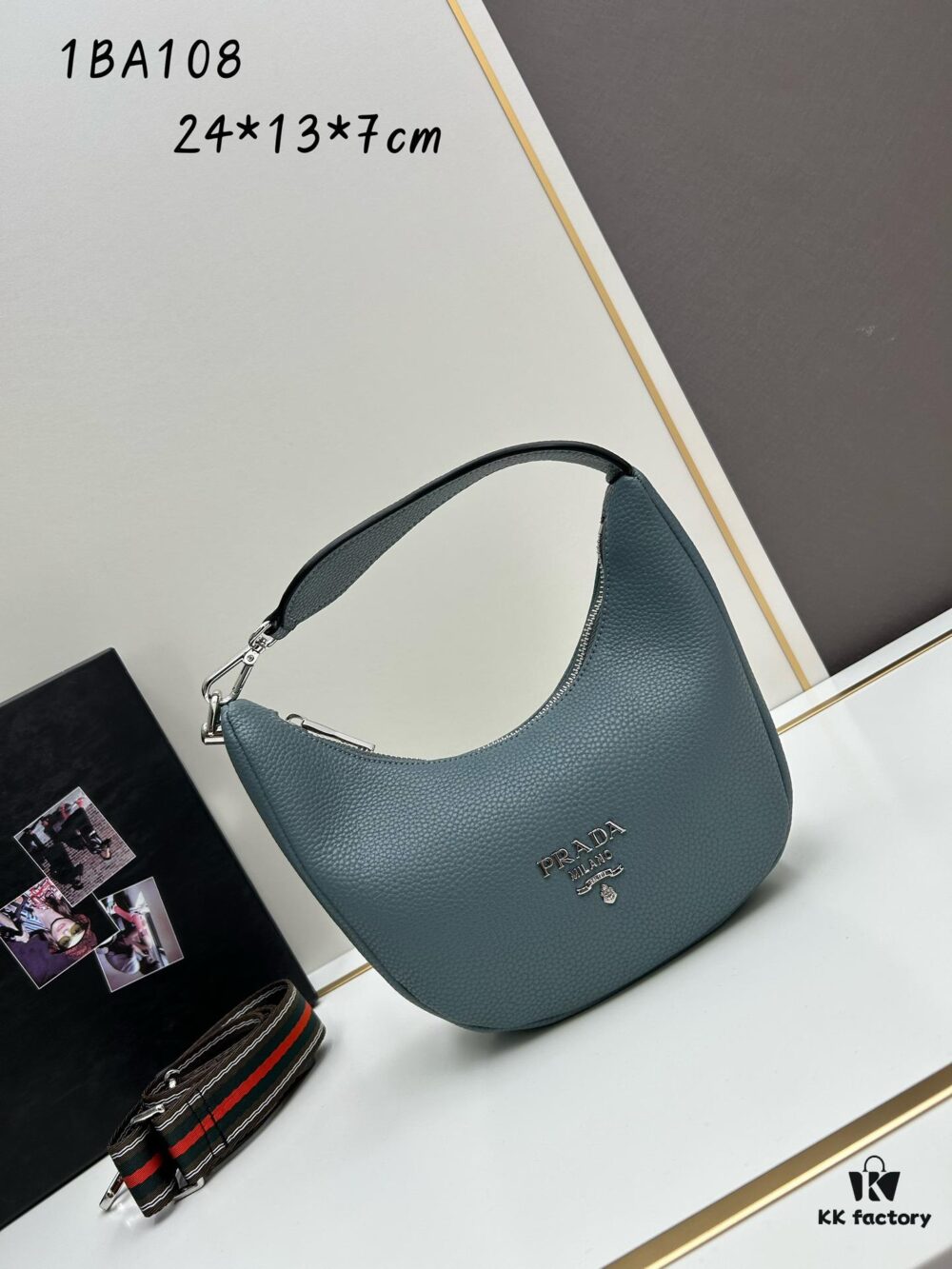 6930c08f6e68136f4d9af123 PRADA Underarm Bag - French Elegance, Fashionable and Versatile
