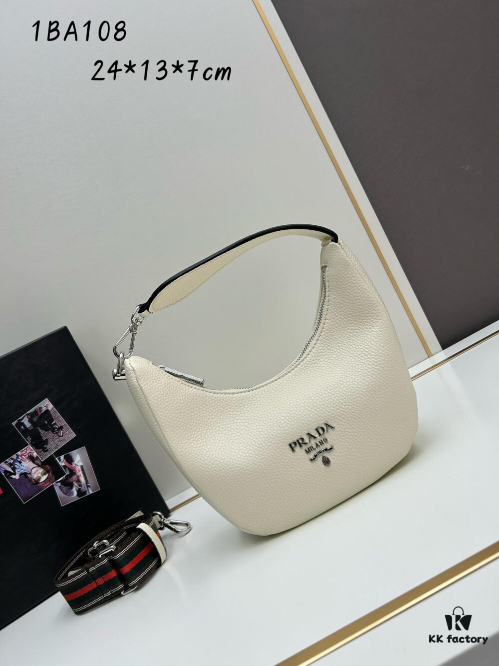 6930c0a06e68136f4d9af140 PRADA Underarm Bag - French Elegance, Fashionable and Versatile