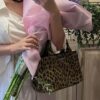 Prada Pradasoftlux Leopard Print Killer Bag with Spacious and Durable Design