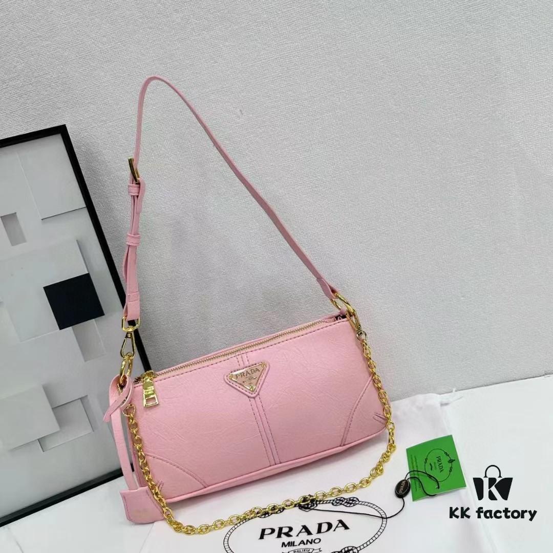 PUJIA Prada-style Mahjong Bag, New Arrival, Love It! Stylish as a Shoulder Bag, Crossbody, or Handheld