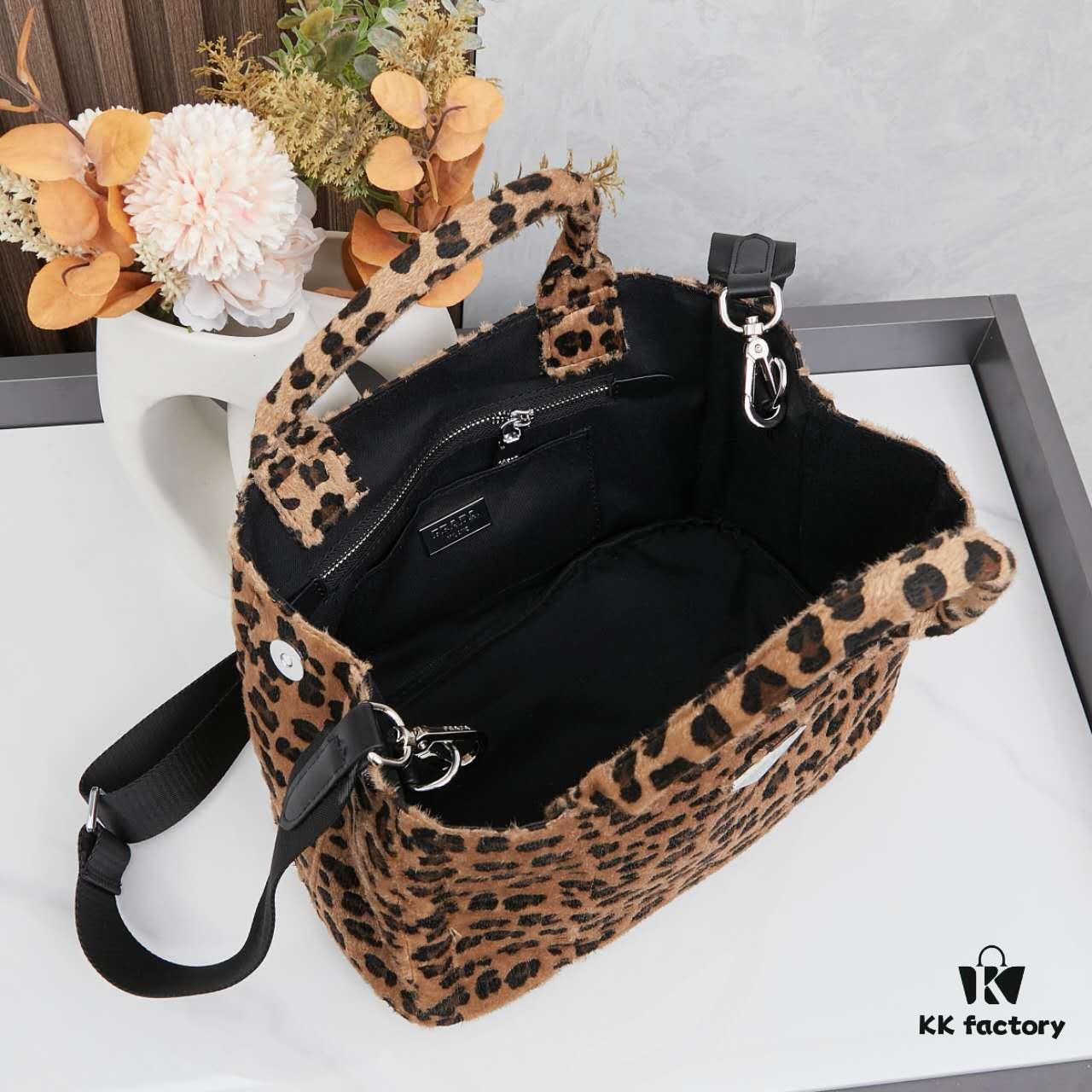 6930c0c96e68136f4d9af17c Prada Pradasoftlux Leopard Print Killer Bag with High-End Texture