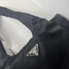 6930c0e06e68136f4d9af1a7 Prada Nylon Cotton Tote Bag (with Long Shoulder Strap)