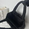 6930c0e16e68136f4d9af1a9 Prada Nylon Cotton Tote Bag (with Long Shoulder Strap)