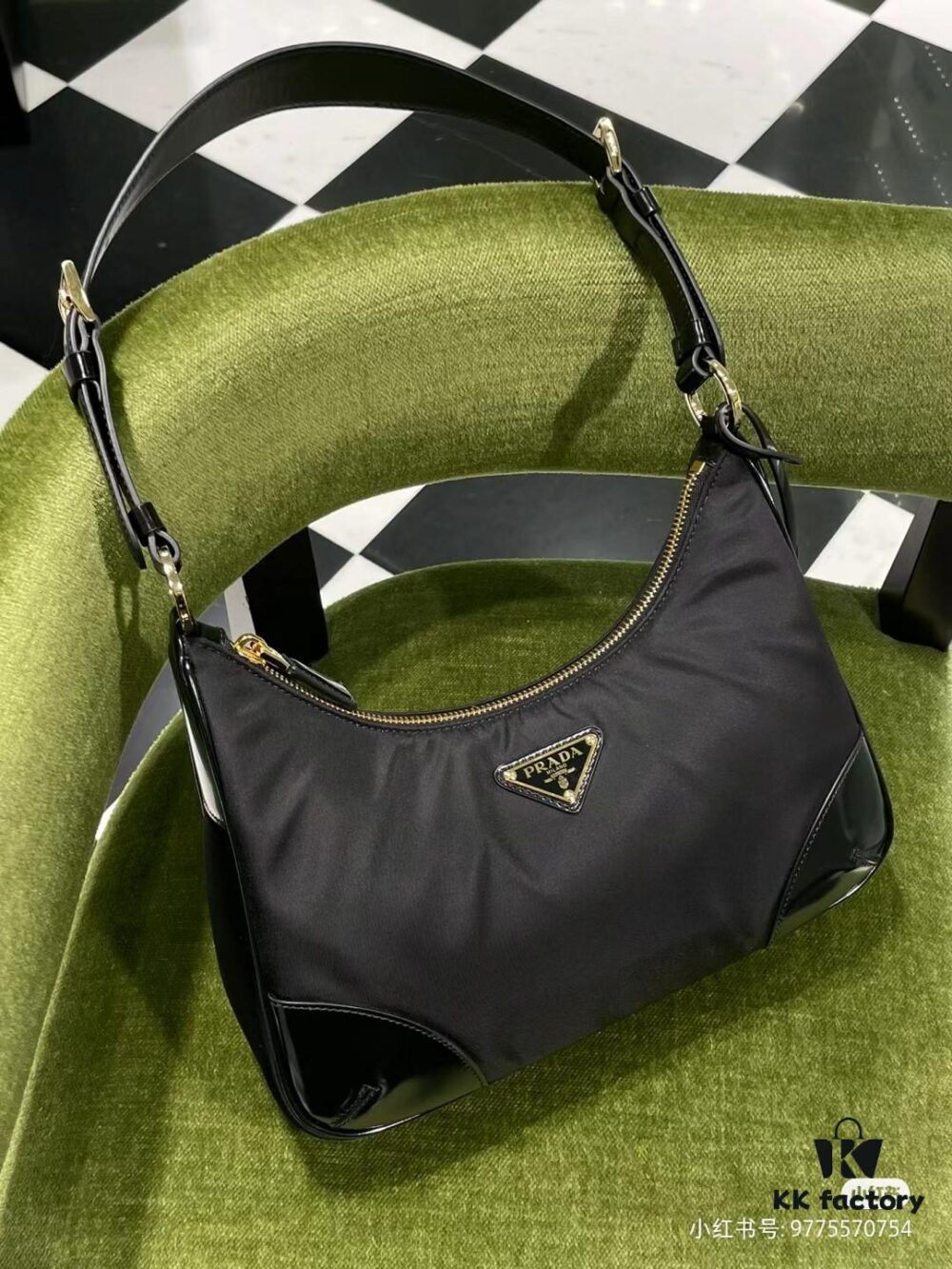 6930c0e76e68136f4d9af1b4 Prada Nylon Underarm Bag