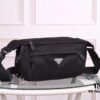6930c0f96e68136f4d9af1d2 PRADA Official Website Version, Real Photo Shoot, Best-Selling Shoulder Crossbody Bag, Original Imported Fabric with Authentic Hardware, Precision Craftsmanship, Original Quality + 175 Contractor, Black Color, Model 991 = Size: W28 x H20 x D15