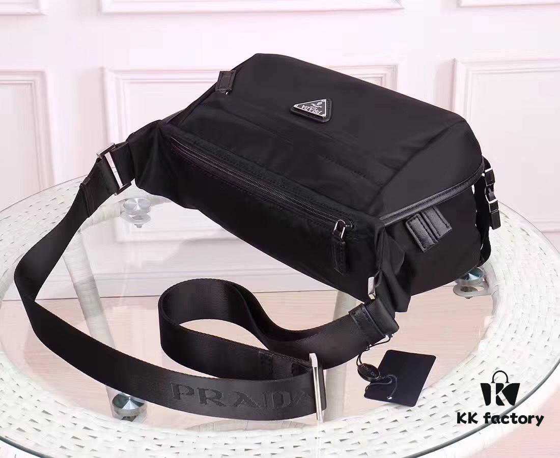 6930c1046e68136f4d9af1e2 PRADA Official Website Version, Real Photo Shoot, Best-Selling Shoulder Crossbody Bag, Original Imported Fabric with Authentic Hardware, Precision Craftsmanship, Original Quality + 175 Contractor, Black Color, Model 991 = Size: W28 x H20 x D15