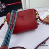 6930c10a6e68136f4d9af1eb New Prada Flip Shoulder Crossbody Bag Model 66136 with Two Straps, Striped Strap and Genuine Leather Women's Handbag, 2019 Summer Fashion Shoulder Bag