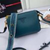 6930c1156e68136f4d9af1fd New Prada Flip Shoulder Crossbody Bag Model 66136 with Two Straps, Striped Strap and Genuine Leather Women's Handbag, 2019 Summer Fashion Shoulder Bag