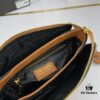 New Prada Flip Shoulder Crossbody Bag Model 66136 with Two Straps, Striped Strap Genuine Leather Handbag, 2019 Summer Fashion Women's Bag