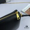 New Prada Flip Shoulder Crossbody Bag Model 66136 with Two Straps, Striped Strap and Genuine Leather Handbag, 2019 Summer Fashion Women's Bag