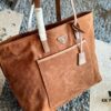 6930c1236e68136f4d9af216 Suede Shopping Bag
