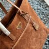 6930c1276e68136f4d9af21c Suede Shopping Bag