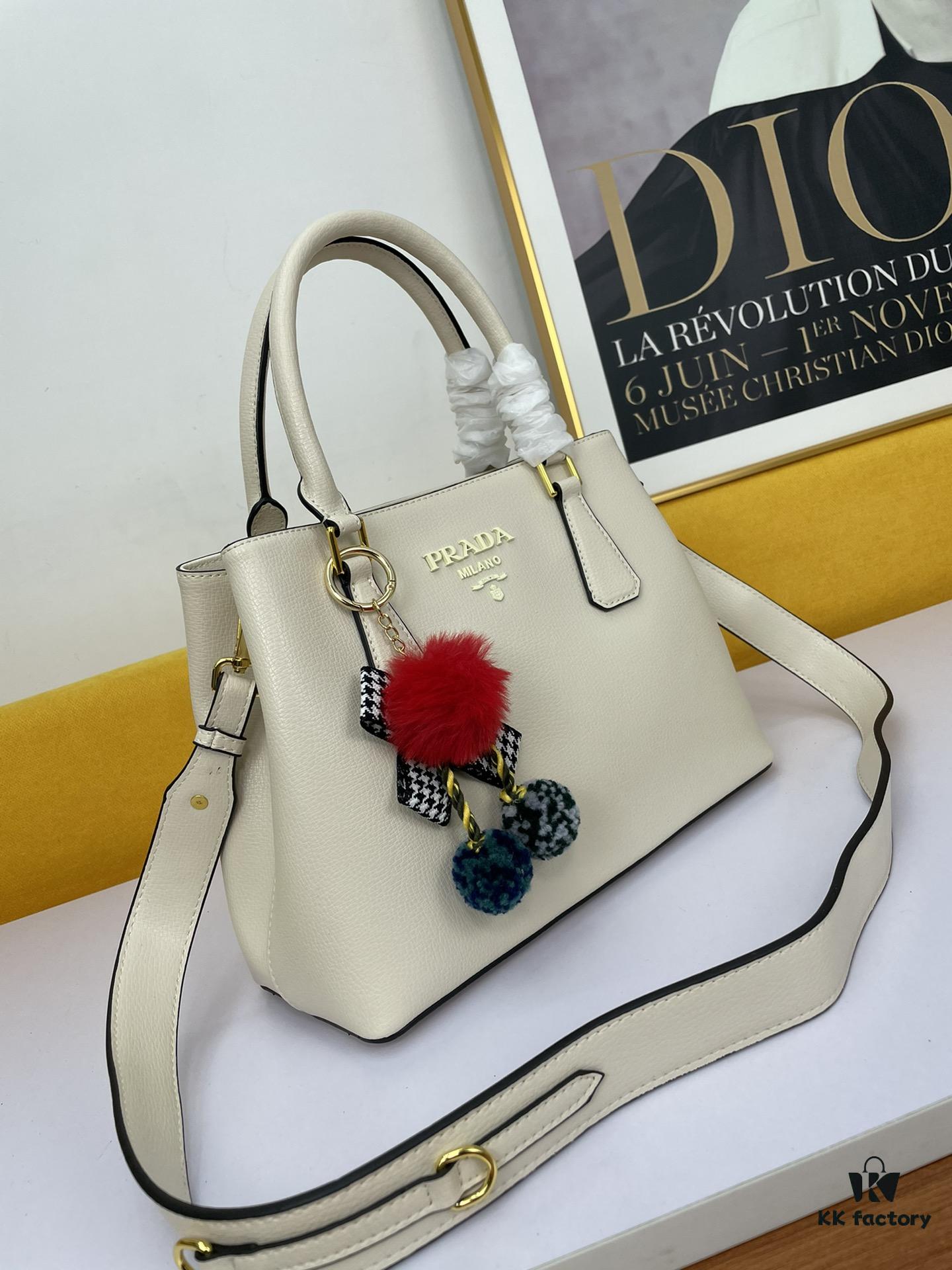 6930c14a6e68136f4d9af24f New Arrival 340🔥 Original High-Quality Prada 2020 Mouse Year Edition 🐭 Elegant Minimalist Bestseller in Genuine Fine-Grained Calfskin with Light Gold Hardware