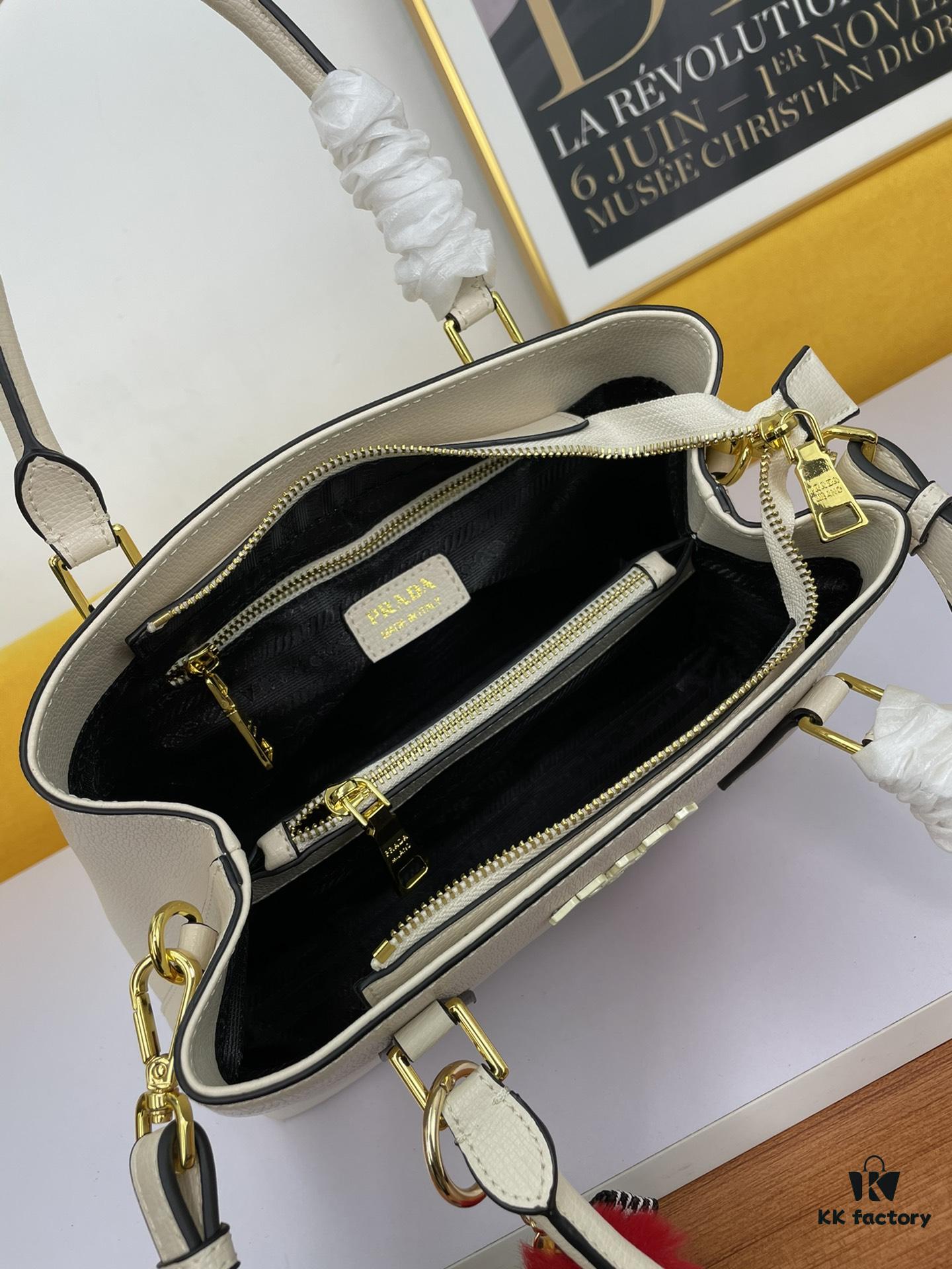 6930c14b6e68136f4d9af252 New Arrival 340🔥 Original High-Quality Prada 2020 Mouse Year Edition 🐭 Elegant Minimalist Bestseller in Genuine Fine-Grained Calfskin with Light Gold Hardware
