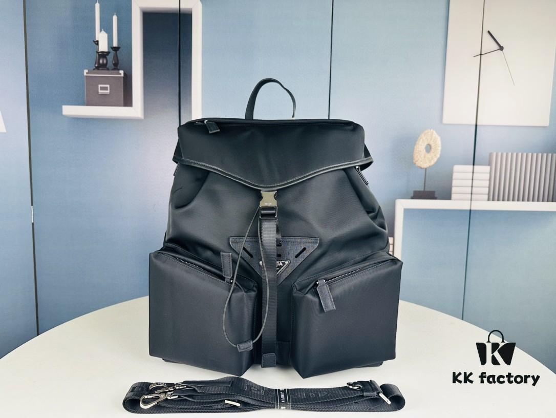 6930c1996e68136f4d9af2b1 Prada Nylon Backpack 2VZ108 Shoulder Bag Dual Strap Travel Backpack