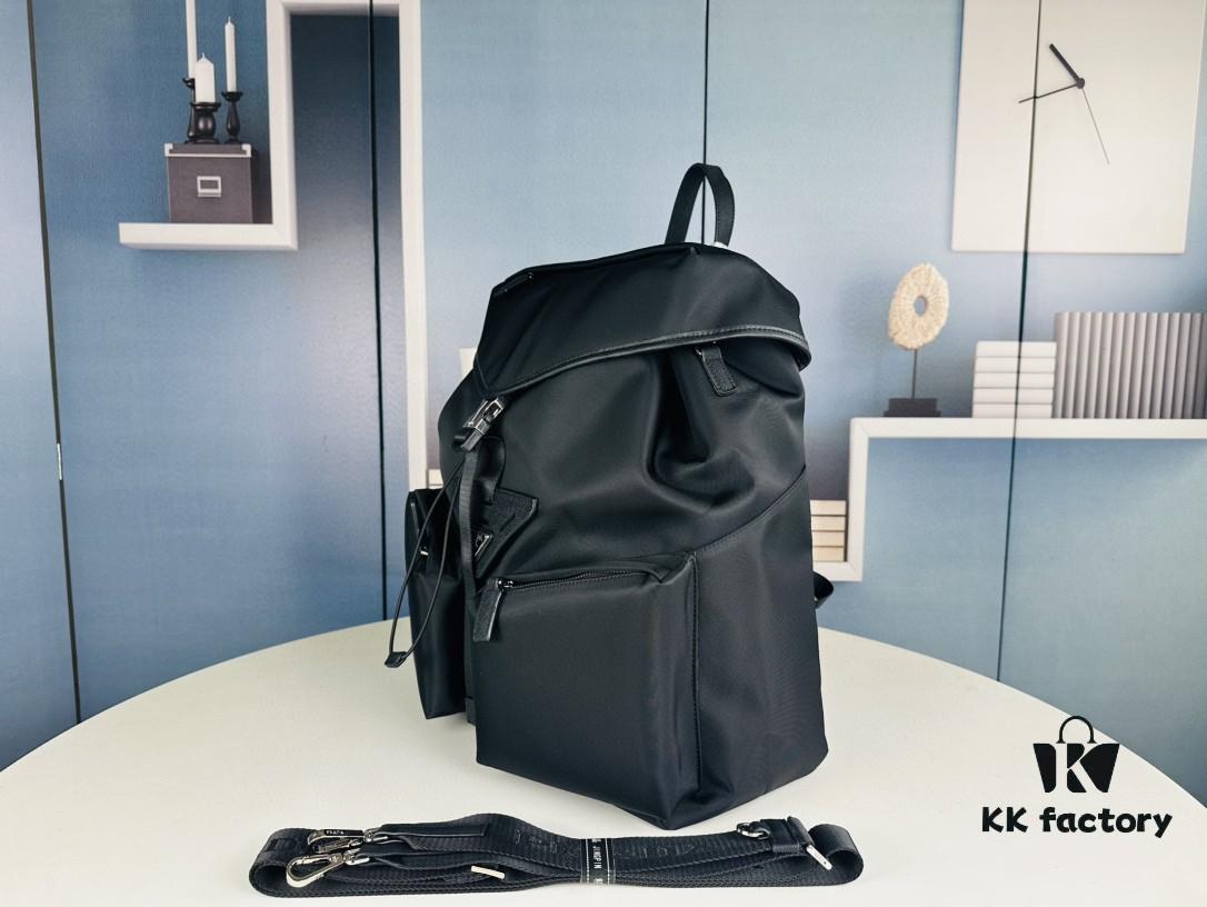 6930c1996e68136f4d9af2b2 Prada Nylon Backpack 2VZ108 Shoulder Bag Dual Strap Travel Backpack