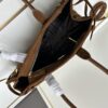 6930c19a6e68136f4d9af2b3 PRADA New Arrival Matte Black Waxed Leather Tote Bag 2452