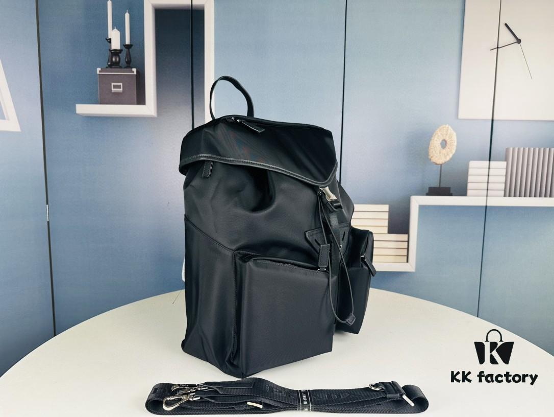 6930c19a6e68136f4d9af2b4 Prada Nylon Backpack 2VZ108 Shoulder Bag Dual Strap Travel Backpack