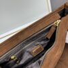 6930c19b6e68136f4d9af2b5 PRADA New Arrival Matte Black Waxed Leather Tote Bag 2452