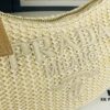 6930c1c76e68136f4d9af2ee Prada Straw Hobo Bag with Box