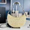 6930c1cb6e68136f4d9af2f4 Prada Hobo Straw Bag with Box ||| Prada Beautiful Summer Straw Bag