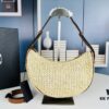 6930c1d46e68136f4d9af306 Prada Summer Woven Hobo Bag with Box