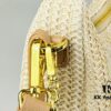 6930c1e66e68136f4d9af322 Beige Knitted Prada Underarm Handbag with Box