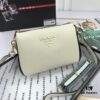 6930c1e86e68136f4d9af324 New Prada Flip Shoulder Crossbody Bag Model 66136 with Dual Straps, 2019 Summer New Fashion Women's Bag, Striped Strap Genuine Leather Handbag, 3 Compartments, Size 21-15-9cm