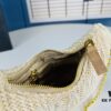 6930c1eb6e68136f4d9af328 Beige Knitted Prada Underarm Handbag with Box