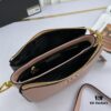New Prada Flip Shoulder Crossbody Bag Model 66136 with Two Straps, Striped Strap Genuine Leather Handbag, 2019 Summer Fashion Women's Bag