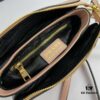 New Prada Flip Shoulder Crossbody Bag Model 66136 with Two Straps, Striped Strap Genuine Leather Handbag, 2019 Summer Fashion Women's Bag
