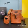 PRADA New Arrival (Tri-combination Full Leather Style) Shoulder Bag