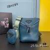 PRADA New Arrival (Tri-combination Full Leather Style) Shoulder Bag
